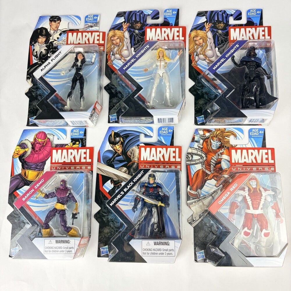 Marvel Universe LOT OF 6 Hasbro 2013 Series 5 Action Figures New Sealed